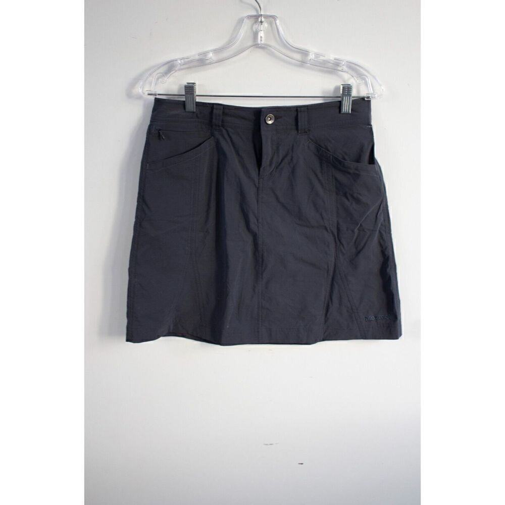Marmot‎ | Dark Gray Nylon Blend Outdoor Skirt Pockets Modest Size 6